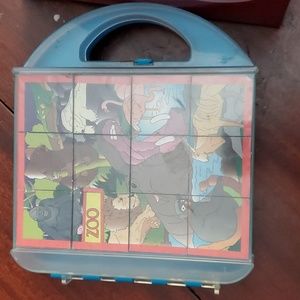 💥5/$25💥 Vintage multi-picture block puzzle